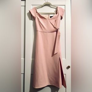 Topshop pre loved sheath in pastel pink size 4